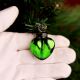 25 Pieces Modern Green Coloured Christmas Ornaments